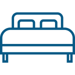 King beds on our luxury vacation rental home